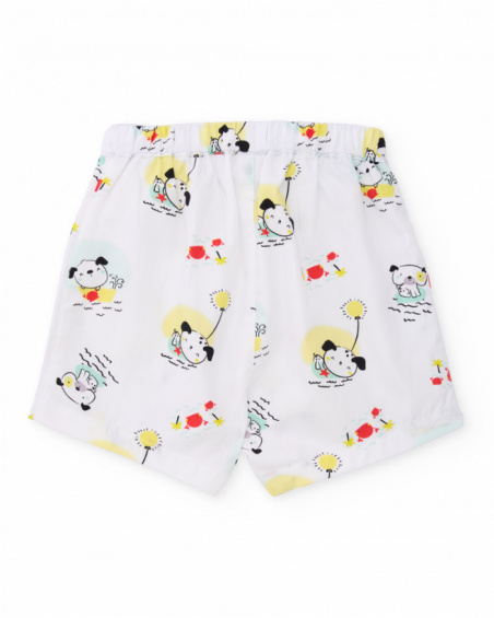 Conjunto de tricô para recém-nascido com fecho no ombro