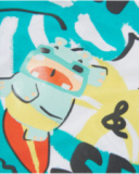 T-shirt de menino em malha com design surfista