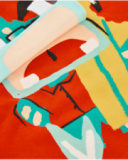 T-shirt de menino em malha com bolso aplicado