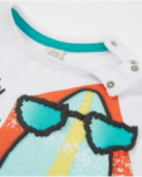 T-shirt de menino em malha com manga comprida