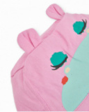 Gorro de menina em malha com design reversível