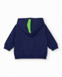 Sweatshirt de menino em malha com capuz