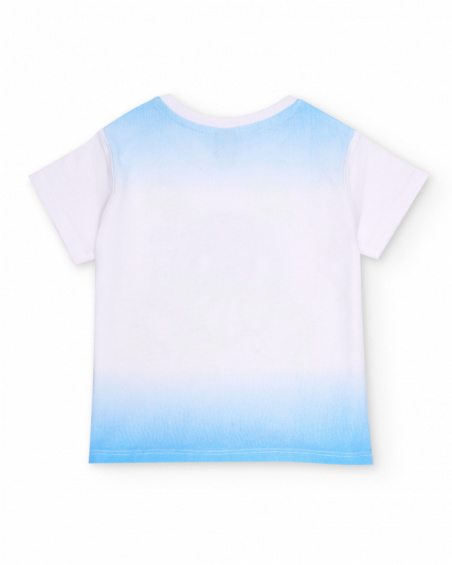 T-shirt de menino em malha com degradé