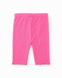 Leggings de menina em malha com motivo bordado