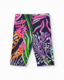 Leggings de menina em malha com corte justo