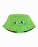 Gorro de menino em malha com design reversível