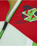 Casaco de menino em tecido plano com fecho de correr