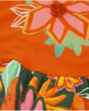 Vestido de menina em malha com detalhe texturizado