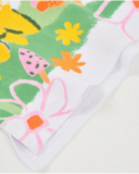 T-shirt de menina em malha com estampado de dinossauro