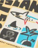 Camiseta de menino de malha com estampado ilustrado