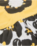 Vestido de menina em malha com detalhe no ombro