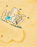 Camiseta de menina de malha com detalhe em relevo e lantejoulas