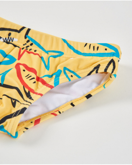 Slip de banho de menino em malha estilo slip