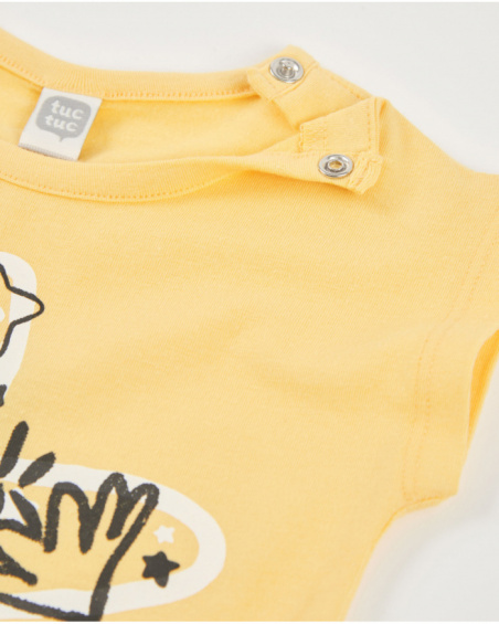 Camiseta de menina em malha com design de estrelas-do-mar