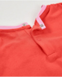 Camiseta de menina em malha com grande estampado frontal