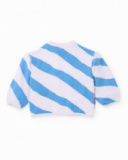 Sweatshirt de menina em malha com fecho de correr