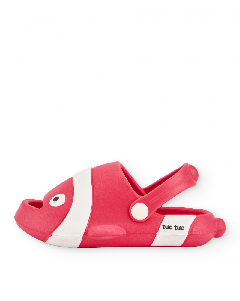 Socas unissexo em material sintético com design de peixe-palhaço