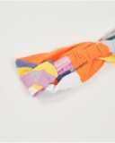 Bandolete de menina em malha com nó frontal