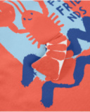 Camiseta de menino em malha com gráfico frontal