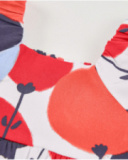 Vestido de menina em tecido plano com mangas bufantes