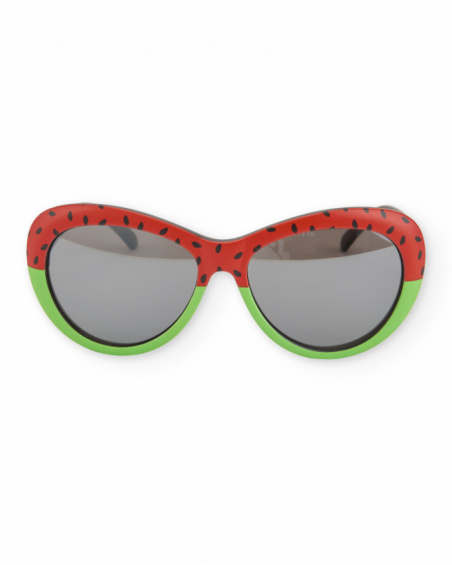 Óculos de sol de menina com design de melancia