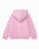 Sweatshirt de menina em malha com bolso canguru