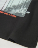 T-shirt de menino em malha com estilo urbano