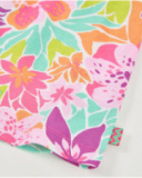 Top de menina em malha com design assimétrico