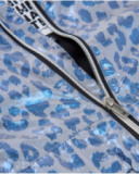 Casaco de menina liso com design animal print