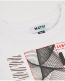 T-shirt de menino em malha de inspiração urbana