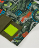 Bermuda de menino em malha com bolso lateral com aba