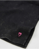 Saia de menina em malha canelada