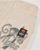 Bermuda de menino em malha com estampado estilo graffiti