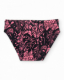 Calções de banho de menino em malha com cordão decorativo