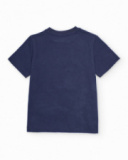 Conjunto de menino em malha com estampado divertido