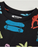 T-shirt de menino em malha com design urbano