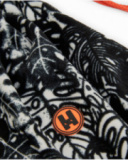 Mochila de menino em tecido plano com fecho de cordão