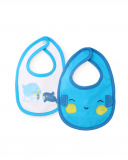 Pack de babadores de tricô para recém-nascido com fecho atrás | tuc tuc