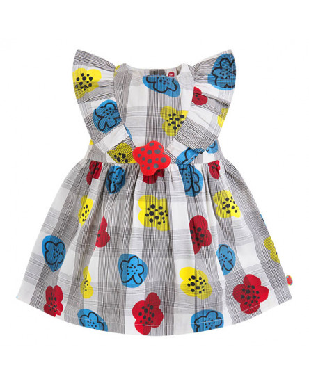 VESTIDO POPELINA  MENINA WHERE IS THE WOLF