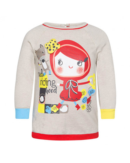 VESTIDO FELPA  MENINA WHERE IS THE WOLF