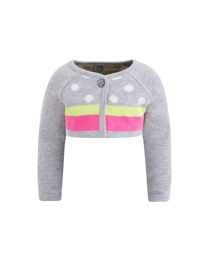 BOLERO TRICO B BLOGGER NEW BORN MENINA