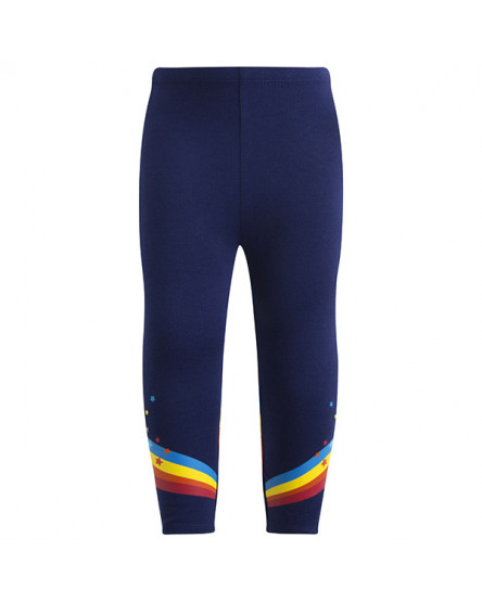 LEGGINGS DE MALHA ARCO-ÍRIS MENINA AZUL THE UNIVERSE