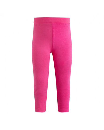 LEGGINGS LISAS DE MALHA MENINA ROSA BÁSICOS