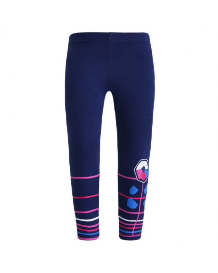 LEGGINGS DE MALHA ÀS RISCAS MENINA AZUL DREAM IN PINK