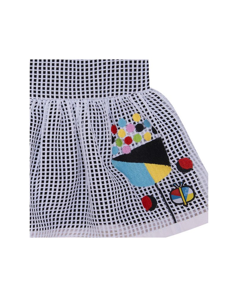 VESTIDO FANTASÍA SIN MANGAS NIÑA GRIS FUNNY GAMES