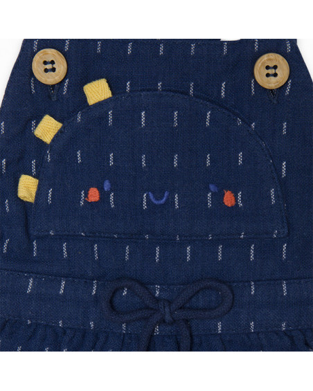 CONJUNTO PETO FANTASÍA Y CAMISETA PUNTO RAYAS NIÑO AZUL FORMENTERA CONJUNTO PETO FANTASÍA Y CAMISETA PUNTO RAYAS NIÑO AZUL FORMENTERA