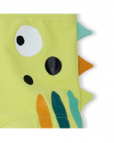 Boxer verde detalhe crista de camaleão menino