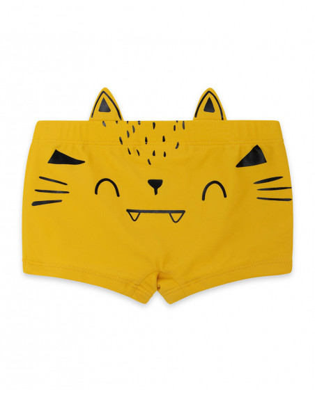 Boxer banho amarelo carinha gato menino