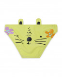 Cuecas de banho verde carinha menina