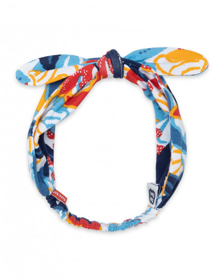 Bandolete jersey estampado de estrelas-do-mar multicolor menina Bandolete jersey estampado de estrelas-do-mar multicolor menina